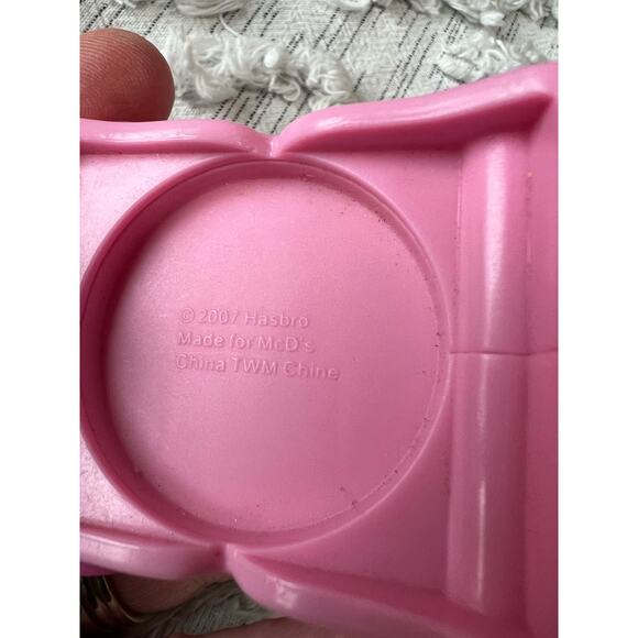 2007 McDonalds Hasbro My Little Pony Pink Plastic Carriage Stroller and Vanity - Picture 5 of 8